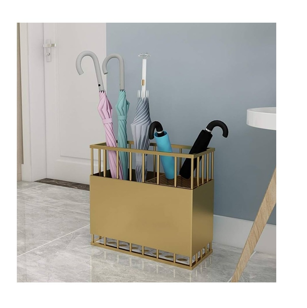 Freshly Design high round creative Umbrella Rack Holder Metal leather Umbrella Stands Decorative Unique Style  Umbrella Holder