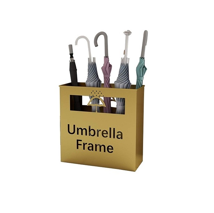 Good Theme high round creative Umbrella Rack Holder Metal leather Umbrella Stands Decorative Unique Style  Umbrella Holder