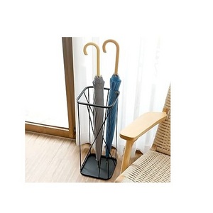 Custom Logo round creative Umbrella Rack Holder Metal leather Umbrella Stands Decorative Unique Style  Umbrella Holder