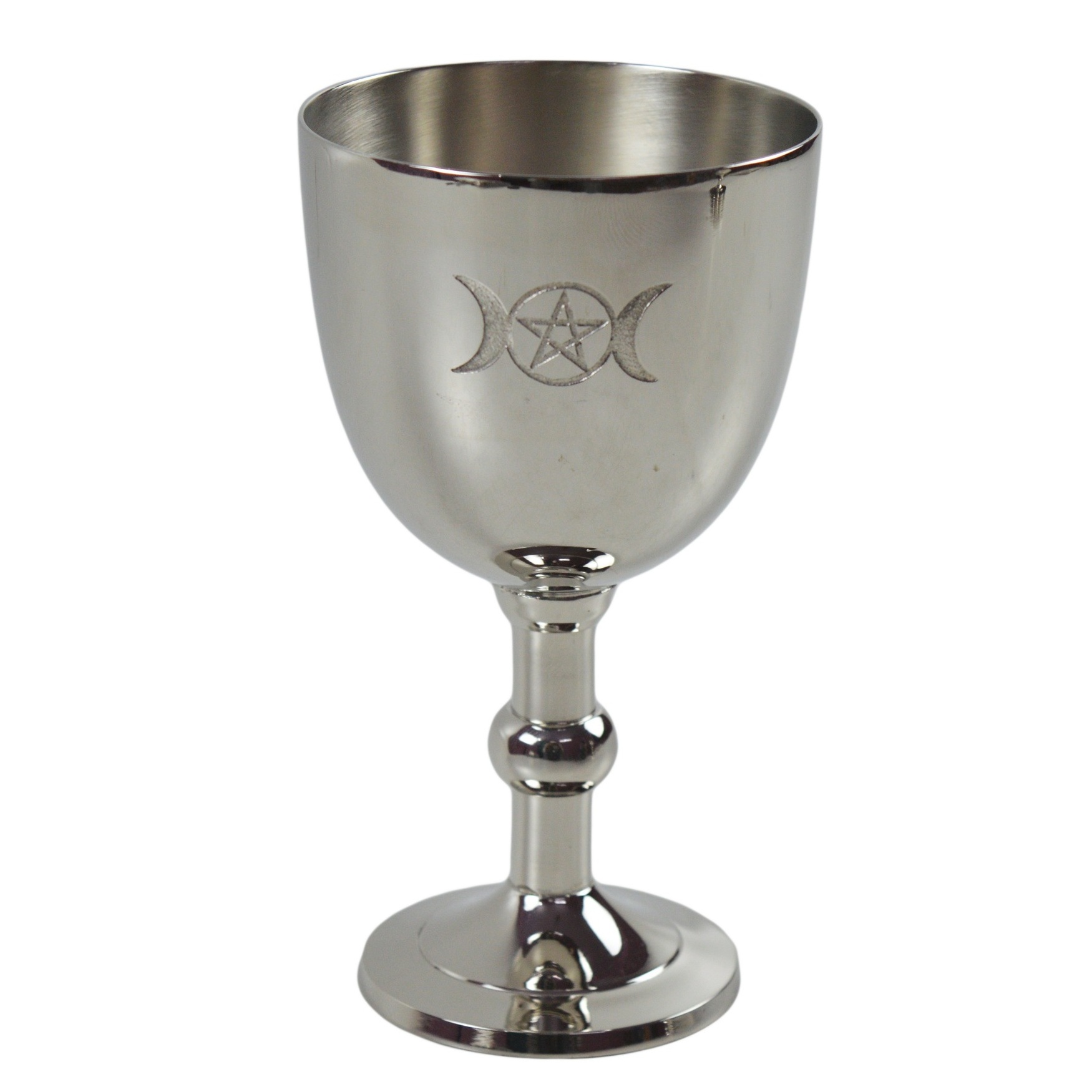 Hot Selling Star Of David Silver Shiny Stainless Steel Wine Goblet Champagne Glasses Silver Plated Steel Wine Goblet