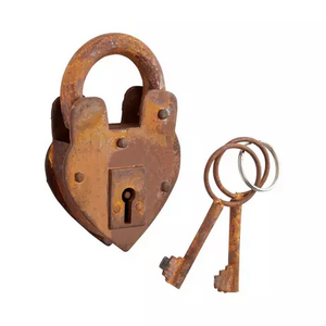 Exporting Best Quality Antique Brass lock with keys rare design solid metal vintage lock manufacturer and exporter from India