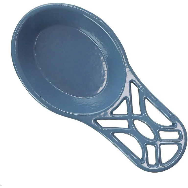 Stainless Steel Double Ladle Holder Metal Spoon Rest Upright Standing Spoon Rest Vertical Saving Soup Ladles Holders