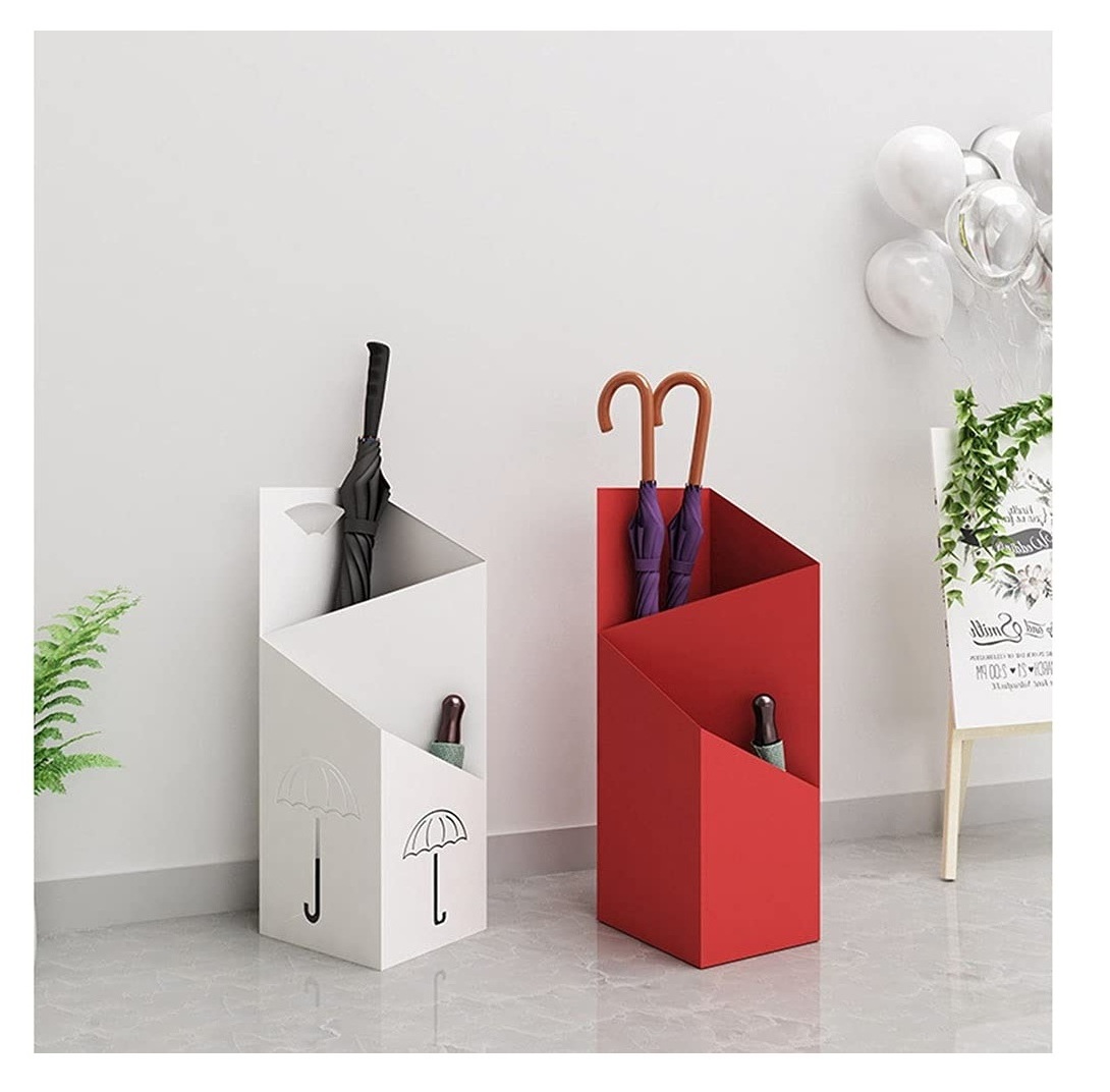 Fresh Quality high round creative Umbrella Rack Holder Metal leather Umbrella Stands Decorative Unique Style  Umbrella Holder