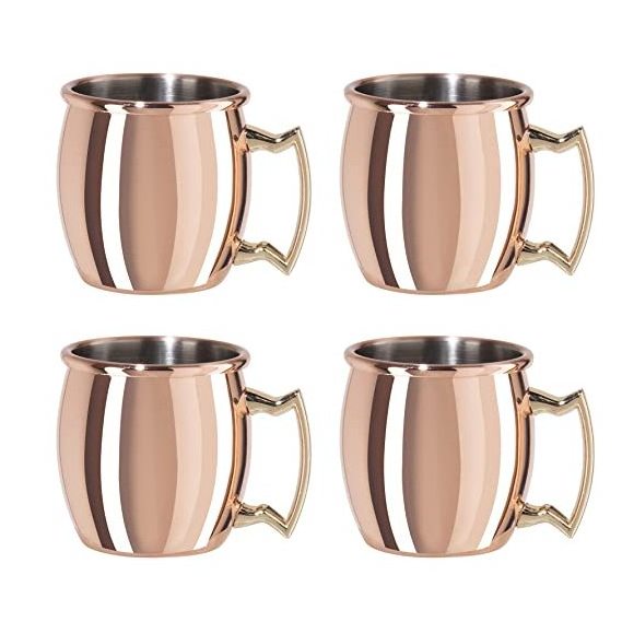 Good Quality Coffee Mugs Metal Cup High Quality 100% Hammered Pure Copper Cup Moscow Mule Mug For Drink ware Mugs