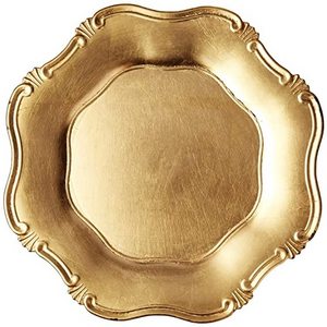 High Quality Top Selling Charger Plate Best For Home Dining Table Ware Design Food Plate Rounded Metal Decor Design