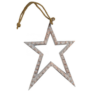 Rough Theme Decor Christmas Hanging Star Living Room And Best Festive Decor Metal Hanging Star For Home Decoration