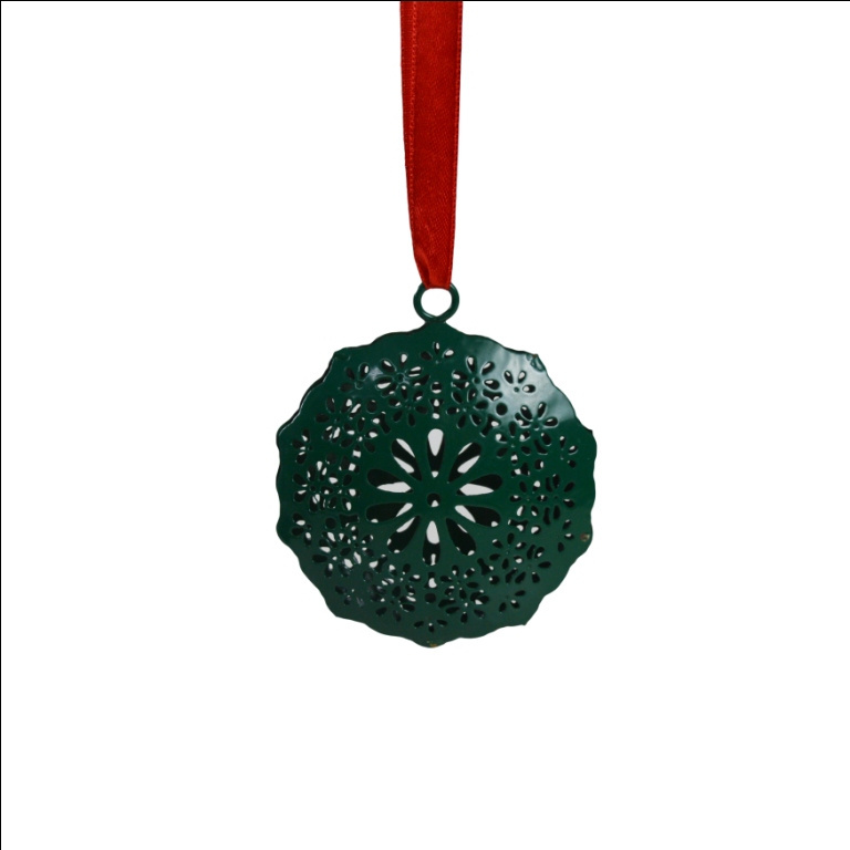 METAL HANGING CHRISTMAS HANGING SNOWFLAKE LASER CUT FESTIVE ARRIVAL ARTICLES FOR CHRISTMAS DECORATION DECORATION SNOWFLAKE