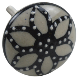 Premium Quality Solid Furniture Colored Ceramic Pull For Home Decor Indoor Design And Colored Ceramic Knobs