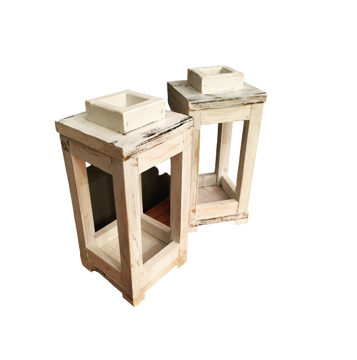 Modern Design Wooden Lantern In Multiple Shape Home Decoration Candle Holder For Party Decor Votive Available at Best Price