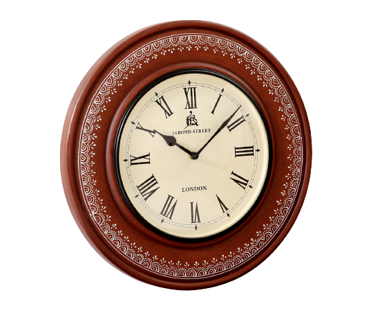 Standard Quality Wooden Wall Clock Handmade Wood Carved Wall Clock Wooden Hand Carving Crafts Wall Clocks