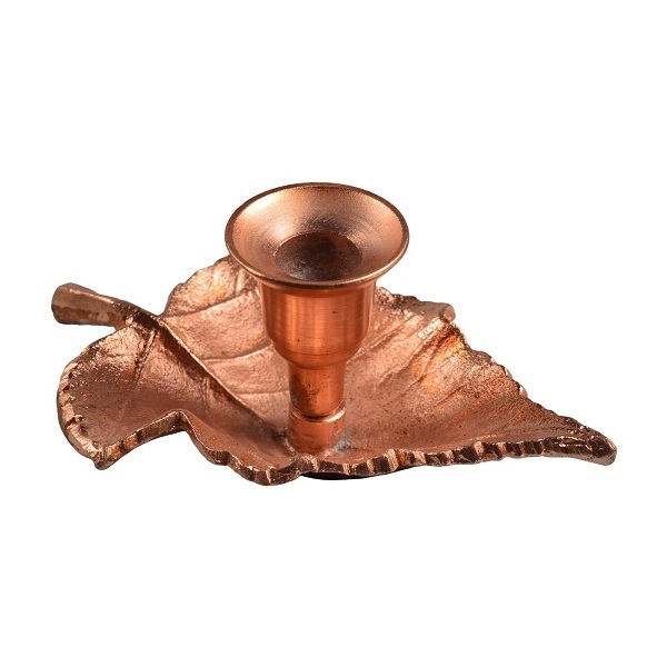 High Quality Copper Painted Candle Holder With Copper Finishing Large Candle Stand For Festive Decoration