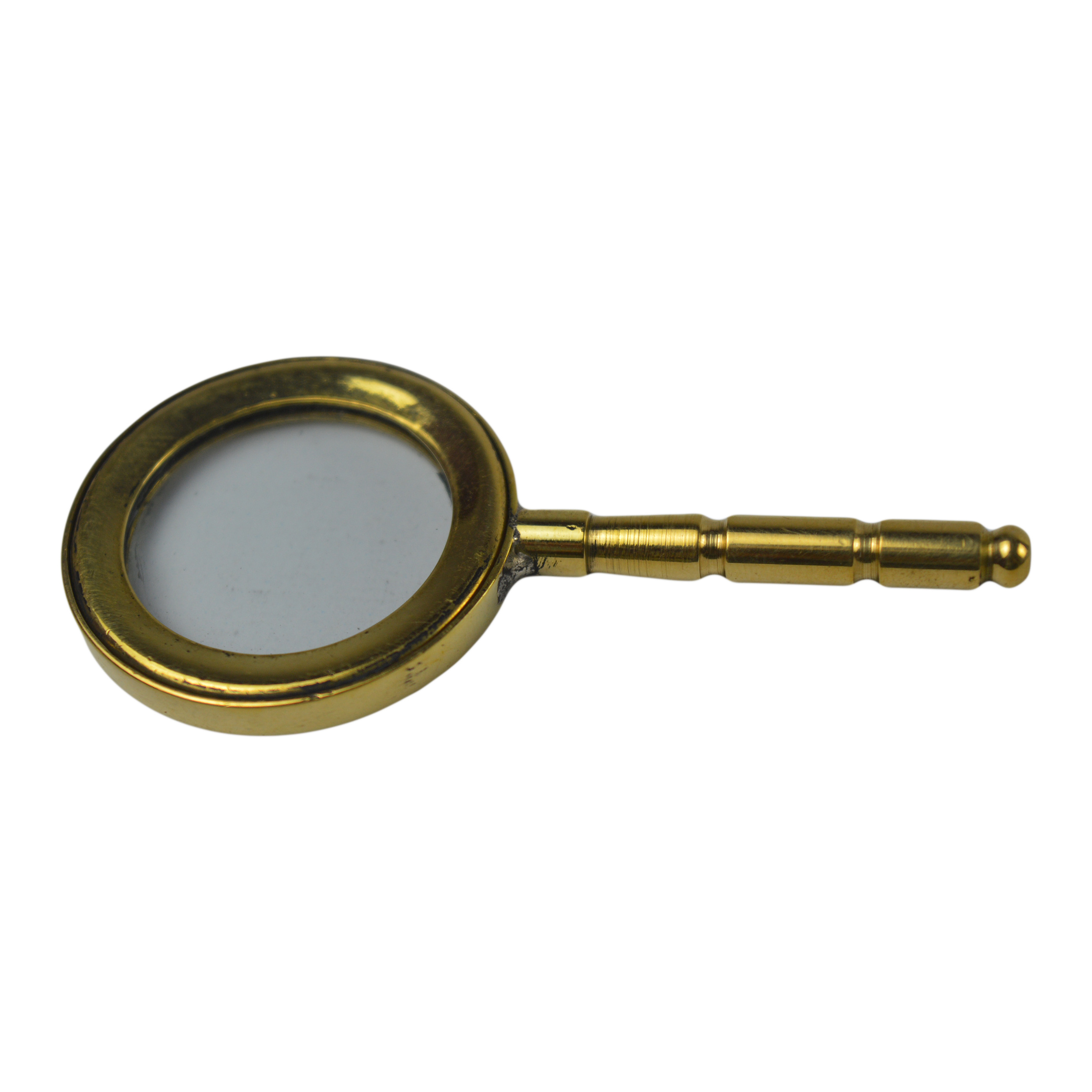 Realistic Vector Golden Magnifying Glass With Solid Metal Design Best For Books Reading And News Paper Reading Magnifier