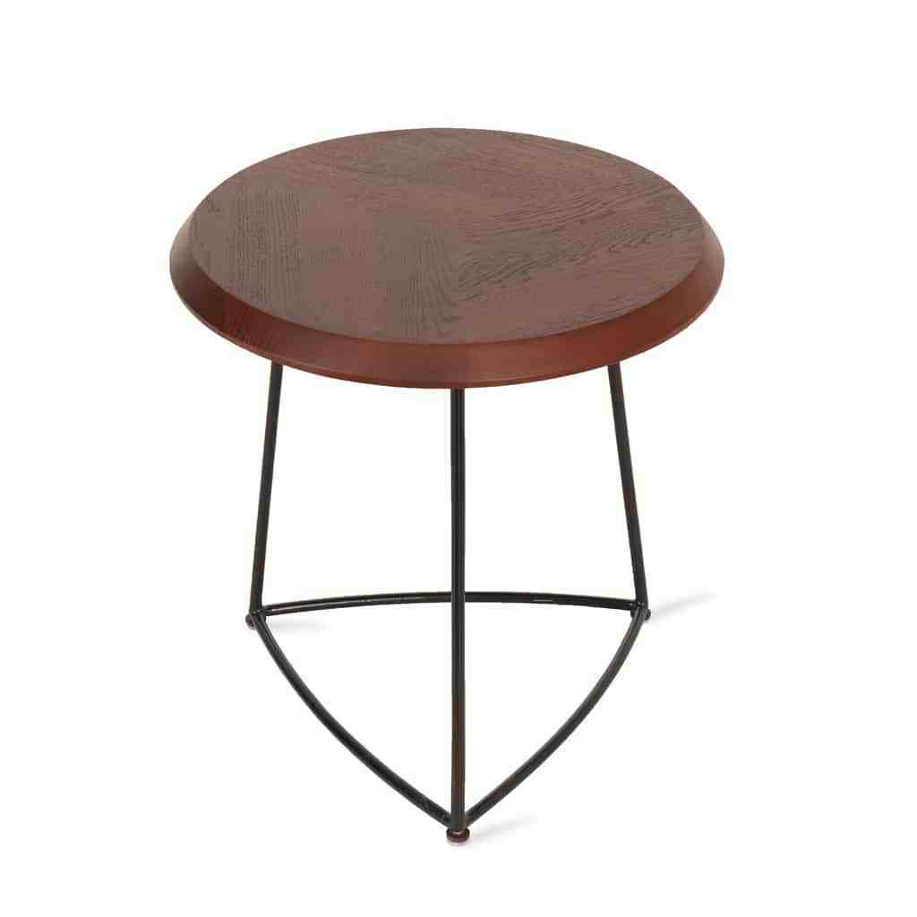 Trendsetting Interior Decoration Round Table Wooden Top With Metal Legs Table Side Table Customized Size Bulk Quantity