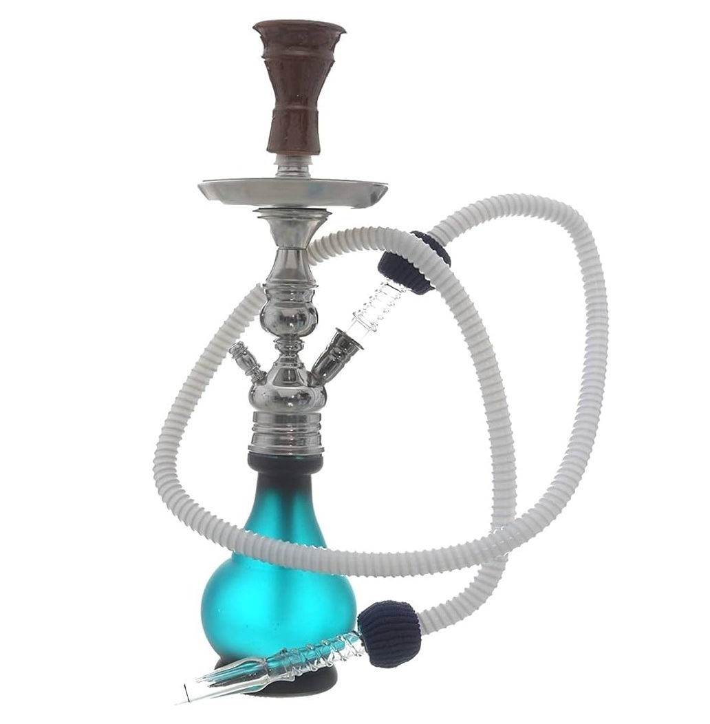 Elegant Design Fancy Hookah For Sale Fancy Design Decorative Luxury Best Quality Hookah Light Blue Coloring Hookah