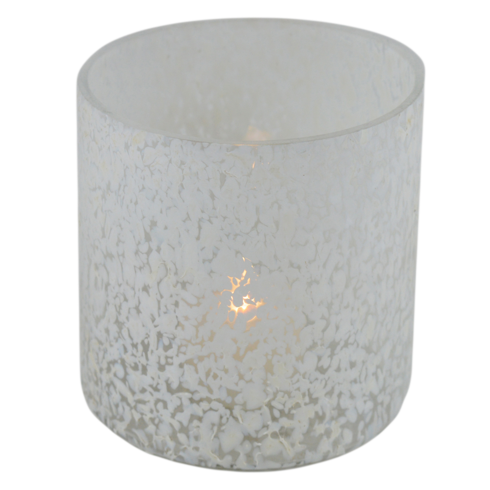 Decorative White Glass Candle Votive Best Cane Holder Quality Metal Indoor And Outdoor Decor T-light Holder Festive Home Decor