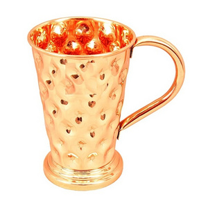 100% Hammered Pure Copper Cup Moscow Mule Mug For Drink ware Mugs Bar Accessories Coffee Mugs Metal Cup at Discounted Price