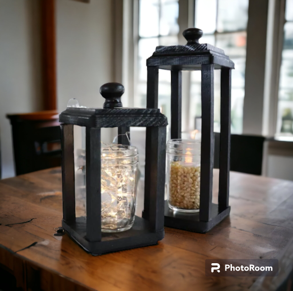 Modern Design Wooden Lantern In Multiple Shape Home Decoration Candle Holder For Party Decor Votive Available at Best Price