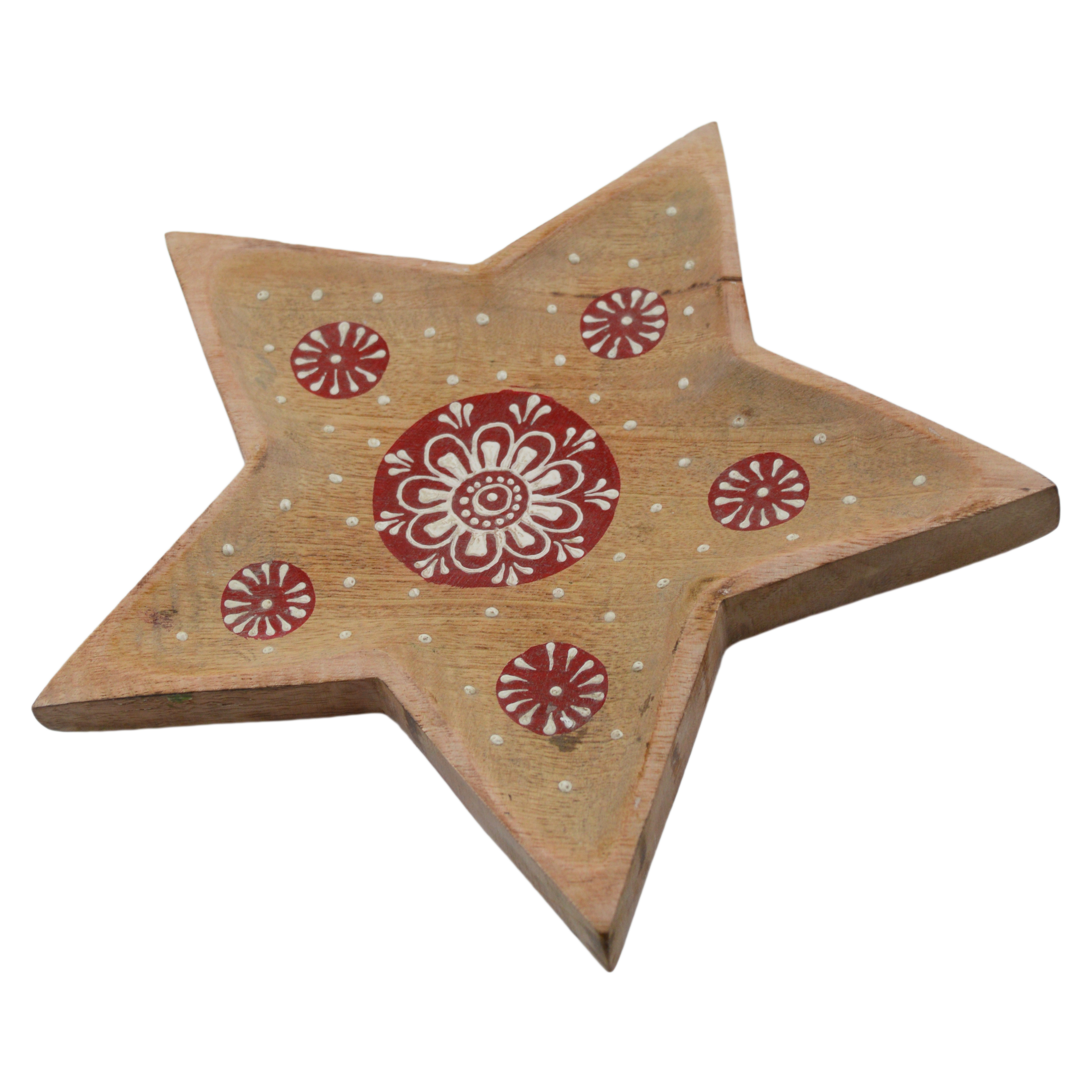 Handmade Brown Star Shaped For Home Living Room Decorative And Tableware Decor Best Star Design Wooden Ornament