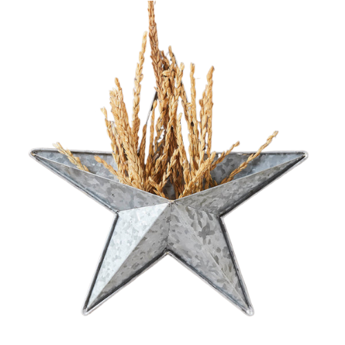 Iron Galvanized Star Wall Hanging Wall Decor With Pocket Office Decor and Accessories Simple and Classy Look at Lowest Price