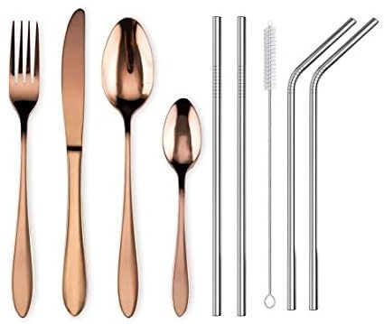 Solid Theme Flatware Fork Knife Spoon Set Luxury Design Solid Metal Royal Cutlery Set For Wedding Restaurant Decorative