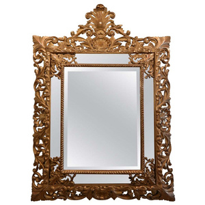 Hot Sale Wooden Wall Mirror For Bathroom Living Room Hallway Bedroom Decorative Large For Home Decoration Wall Mirror