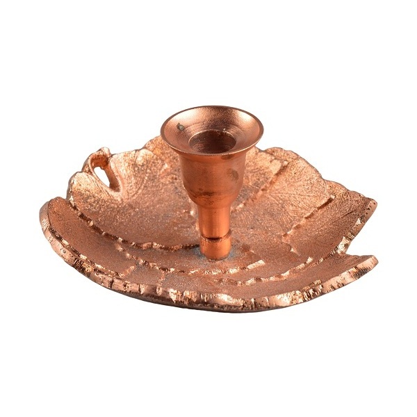 High Quality Copper Painted Candle Holder With Copper Finishing Large Candle Stand For Festive Decoration