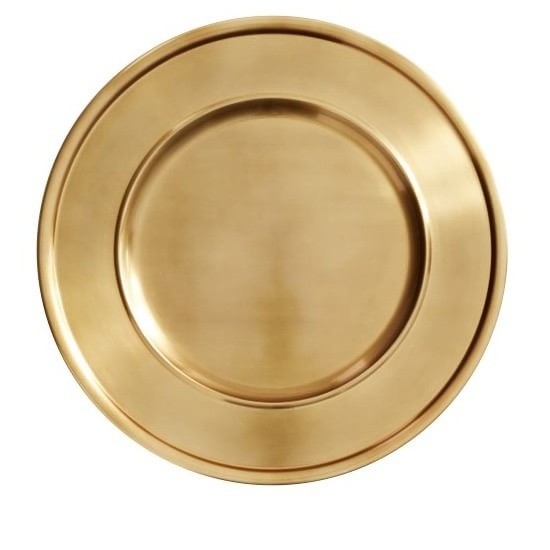 High Quality Top Selling Charger Plate Best For Home Dining Table Ware Design Food Plate Rounded Metal Decor Design