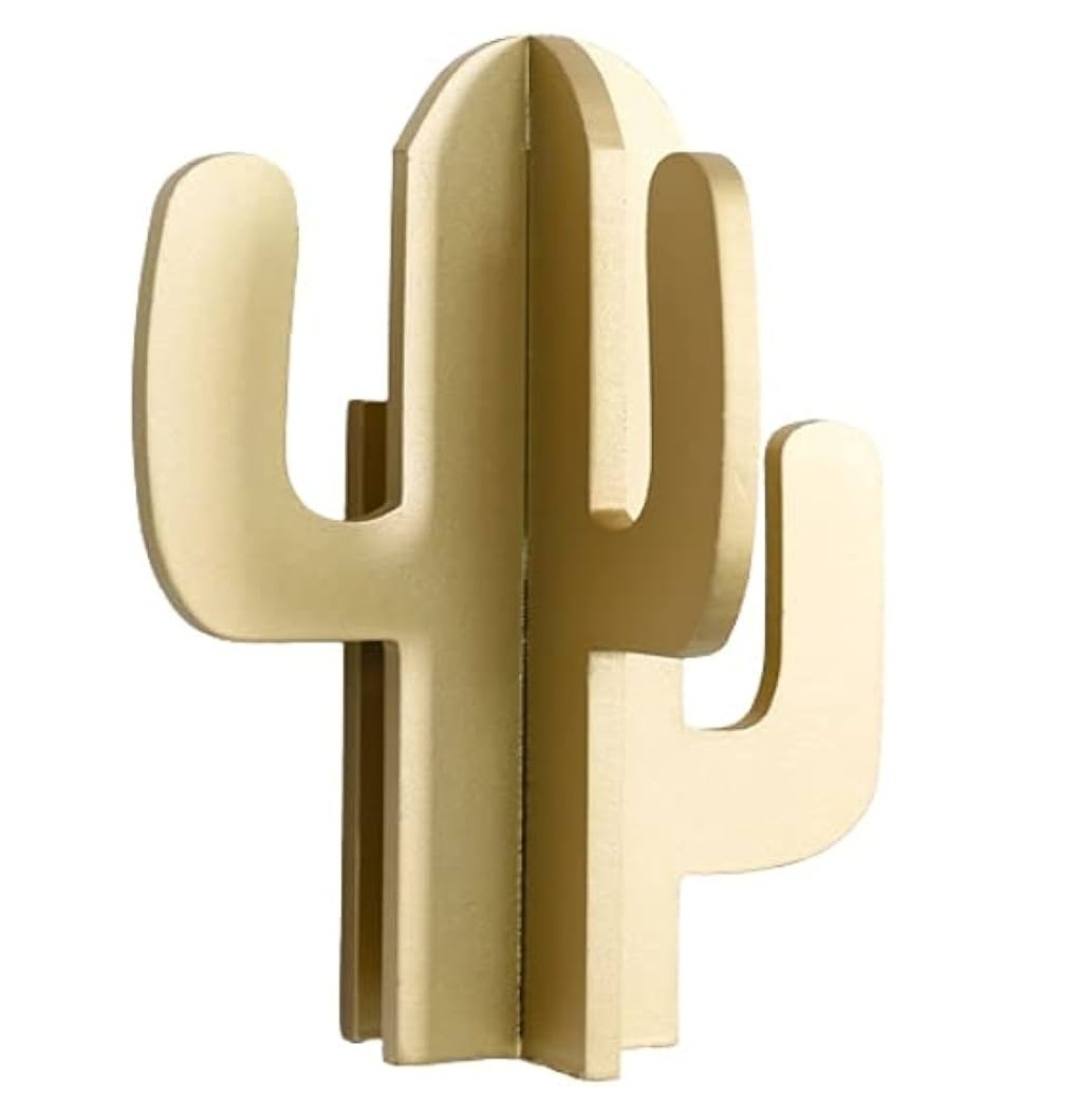 2024 New Collection Metal Cactus Design coat hook wall hanging wall towel hook storage kitchen hook rack at discounted price