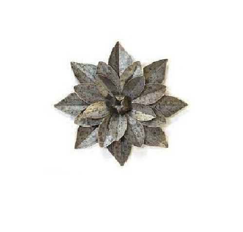 Rustic Metal Galvanized home decor 3D Wall Leaf Wreath Decorative Accent Office Decor & Accessories at Best Price