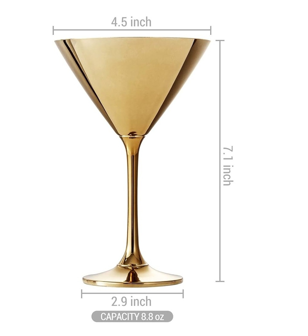 Wine Metal Glass Gold Plated Wine Goblet Trending Design On It Top Class Quality Attractive Designed Available At Cheapest Price