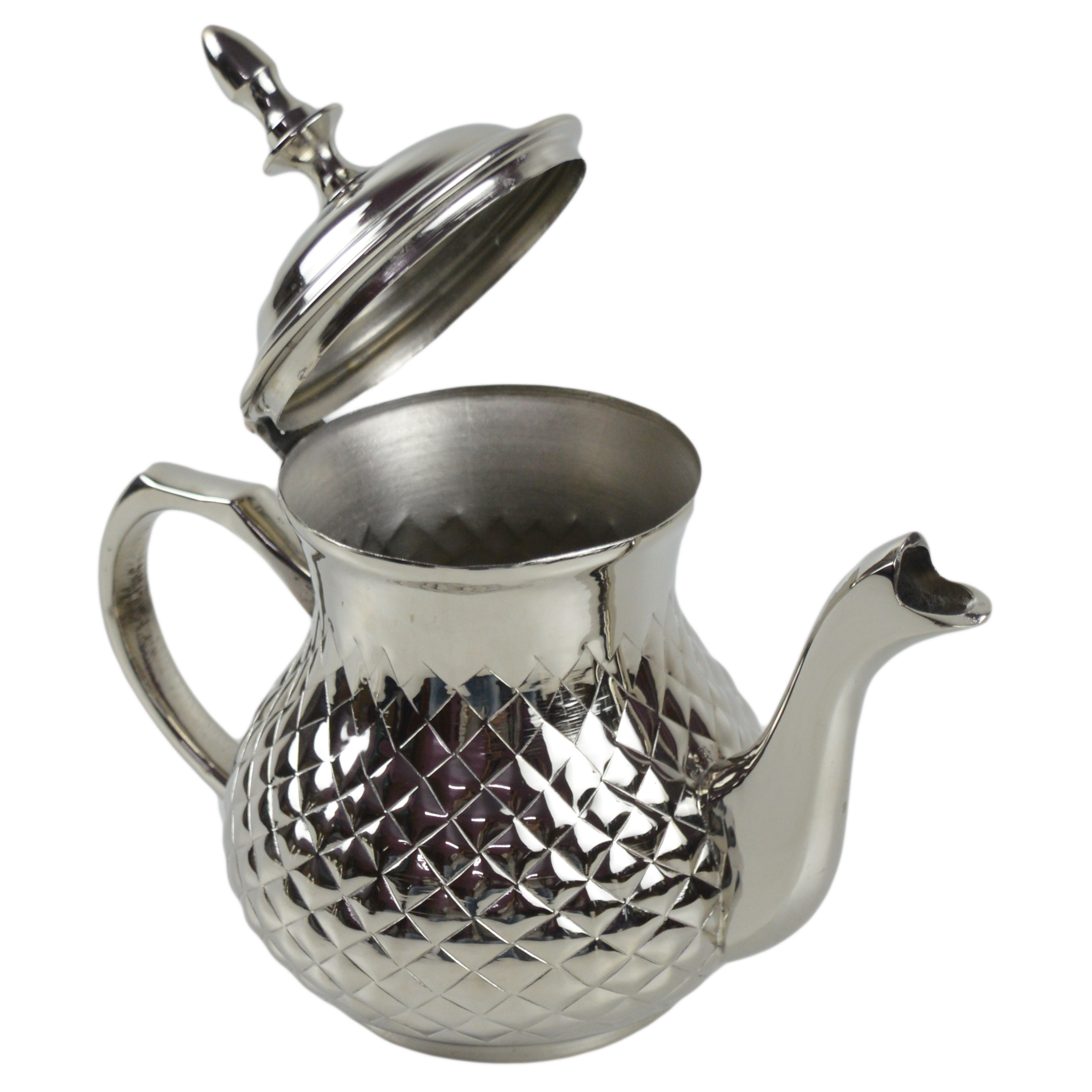 Newest Silver Colored Finishing Design Coffee Kettles With Best Quality Brass Metal Design Tea Kettles For Hotel Design