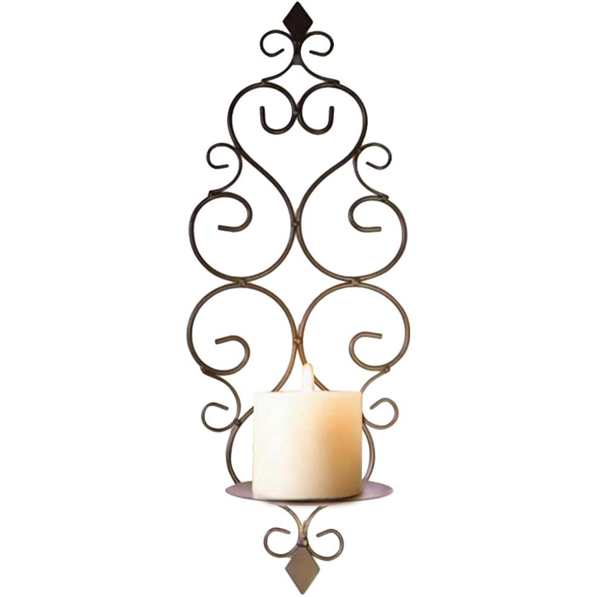 Fresh Quality Handmade Candle Holder wrought Iron Hanging Scented Candle Wedding Decoration Candles Stand For Home Decor