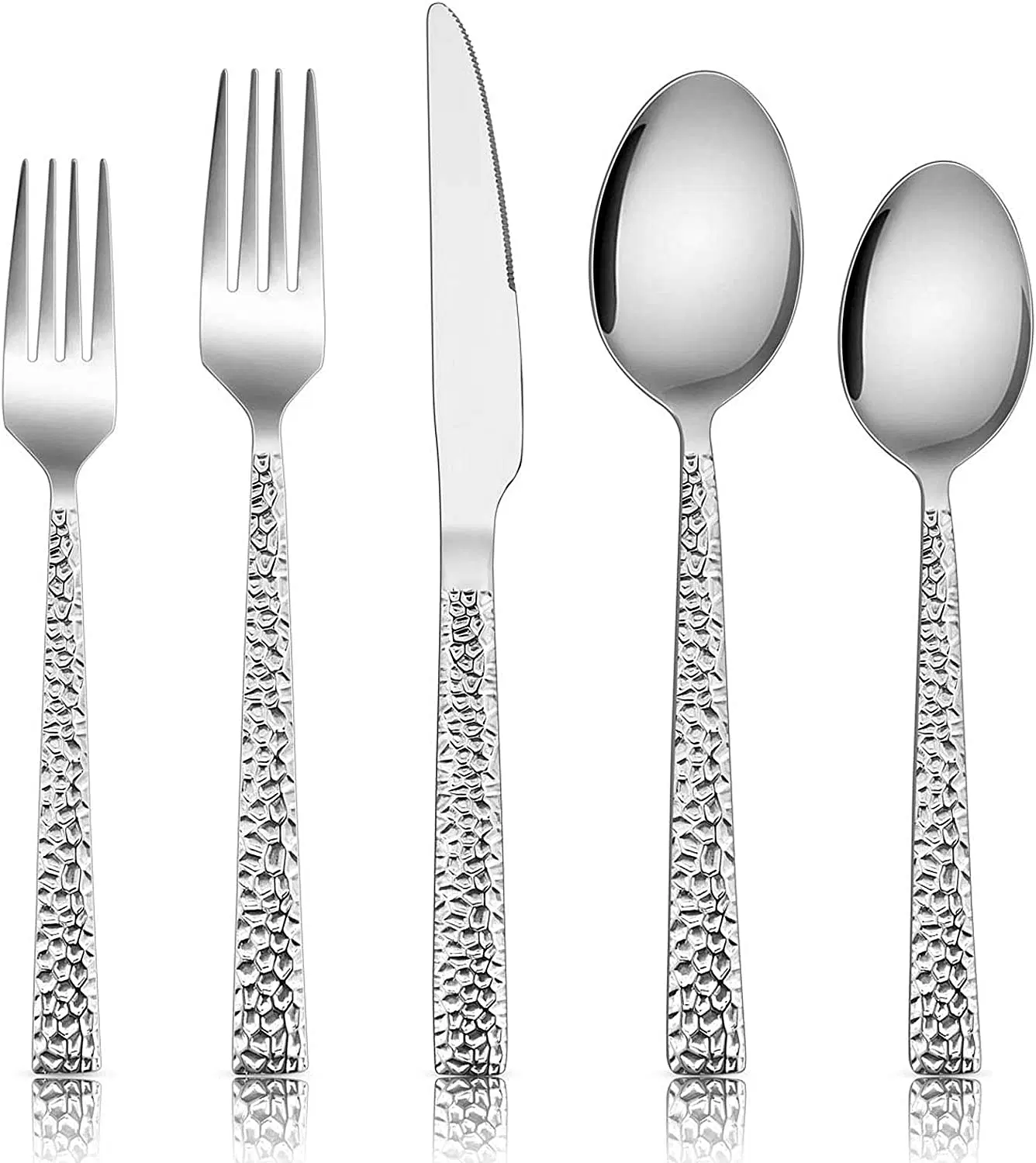 Solid Theme Flatware Fork Knife Spoon Set Luxury Design Solid Metal Royal Cutlery Set For Wedding Restaurant Decorative