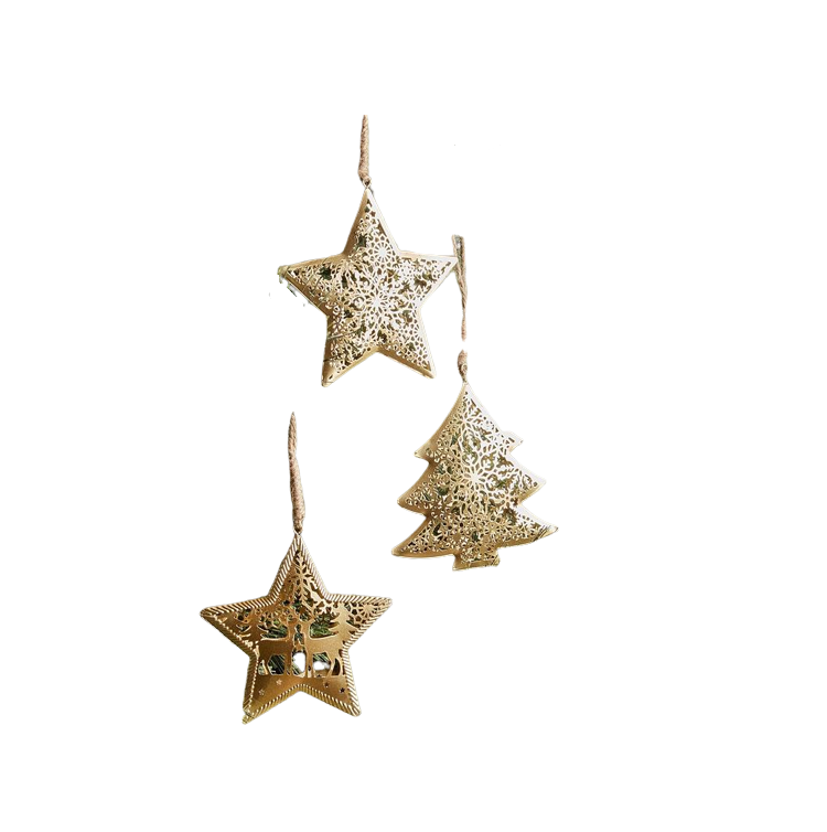 Export Quality Wall Hanging Ornaments OEM Customized Design Marry Christmas For Decoration Uses Star Hanging at Best Prices