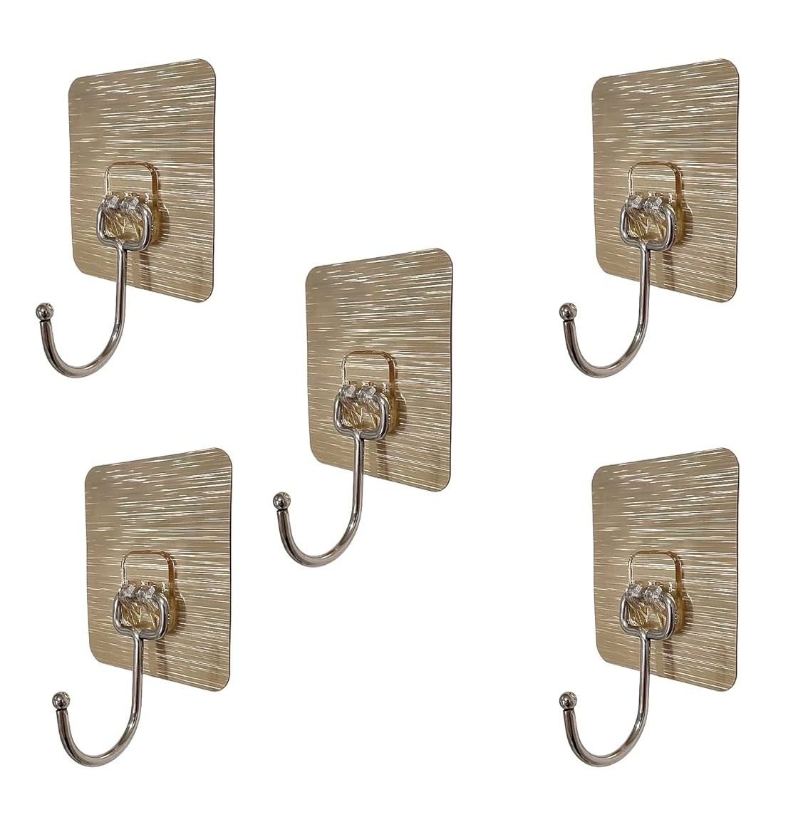 Home Decor Aluminum Custom Leaves Shape Wall Hook Gold Plated Unique Accent Decorative Metal Wall Hook At Lowest Costs