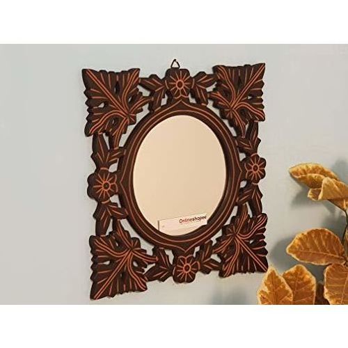 Hot Sale Wooden Wall Mirror For Bathroom Living Room Hallway Bedroom Decorative Large For Home Decoration Wall Mirror