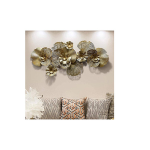 Luxurious Theme Personalized Product Wall Pastel Color Decorative Wall Hanging Metal Wall Art For Home Decoration Living Room