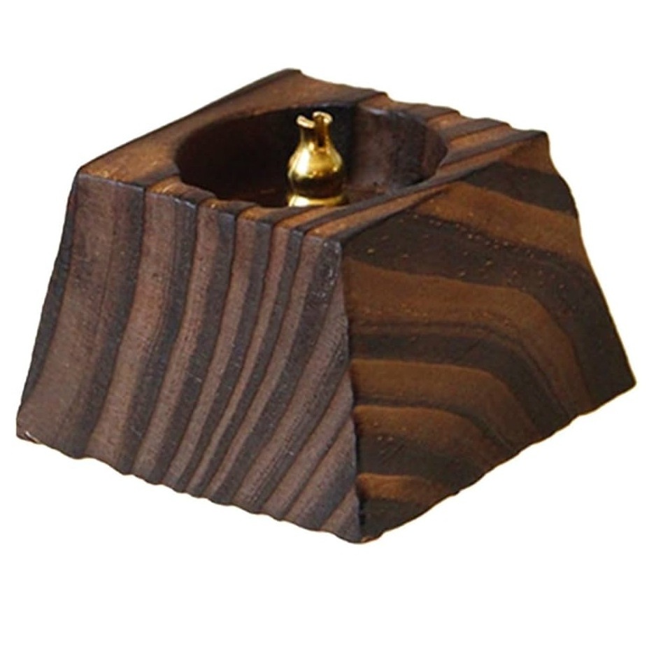 Eco friendly bakhoor burner wood Bamboo Wooden Incense Sticks holder box Incense Burner Available at Discounted Price