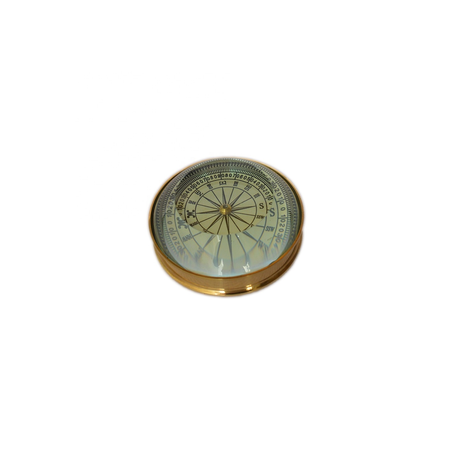 Top Selling Brass Antique Finishing Design Nautical Gadgets Vintage Shiny Brass Wholesale Awesome Design Compass