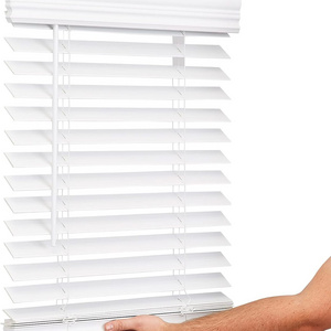 House indoor decorations white cordless outdoor venetian PVC window blinds  roller blinds for home decor