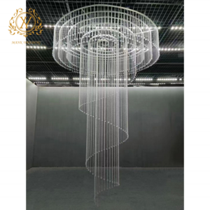 High Quality Transparent Hanging Bead Chain Crystal Bead Strings for Stage Wedding Ceiling Decoration