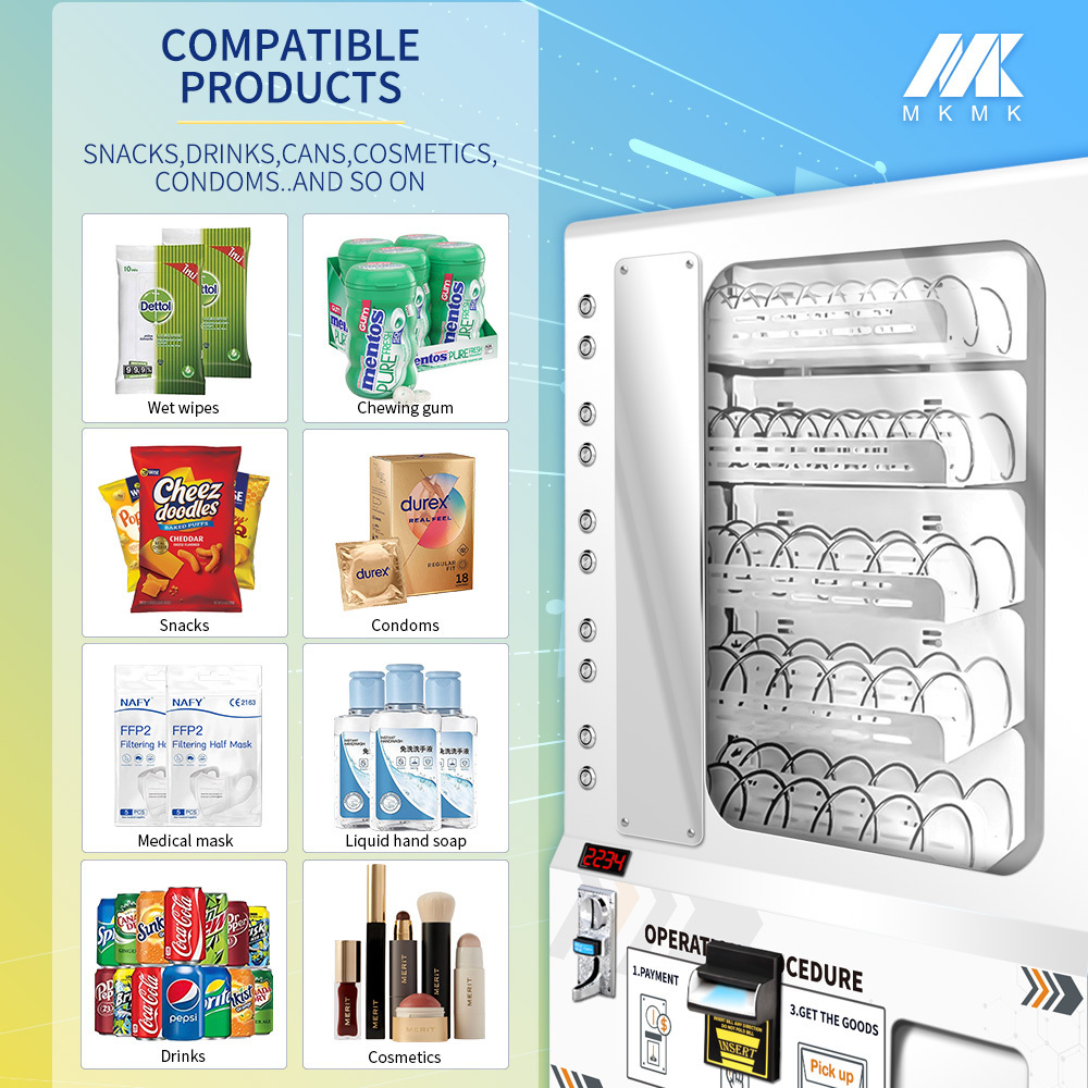 Brand New Automatic Vending Machines For Drinks And Snacks