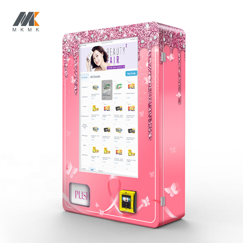 Support customized 24 Hours Multiple Operated Touch Screen Vending Machine Small Vending Machine