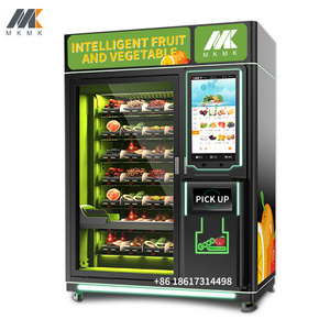 24 Hours Self-Service Fresh Single Cabinet Vending Machine And Vegetable Salad Box Vending Machine