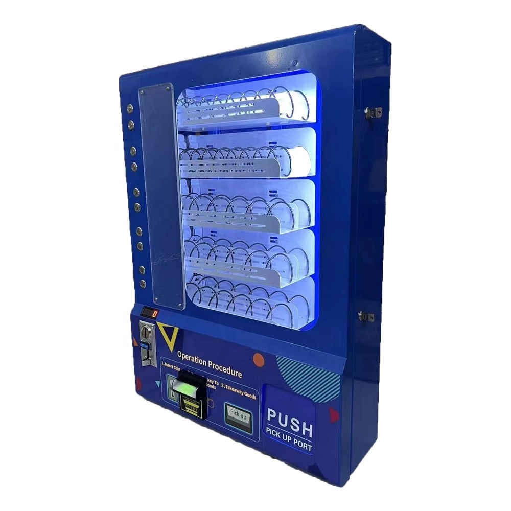 vending machine for kola potato chips snacks and drinks combo LED light soda machine vending machine for food and snacks