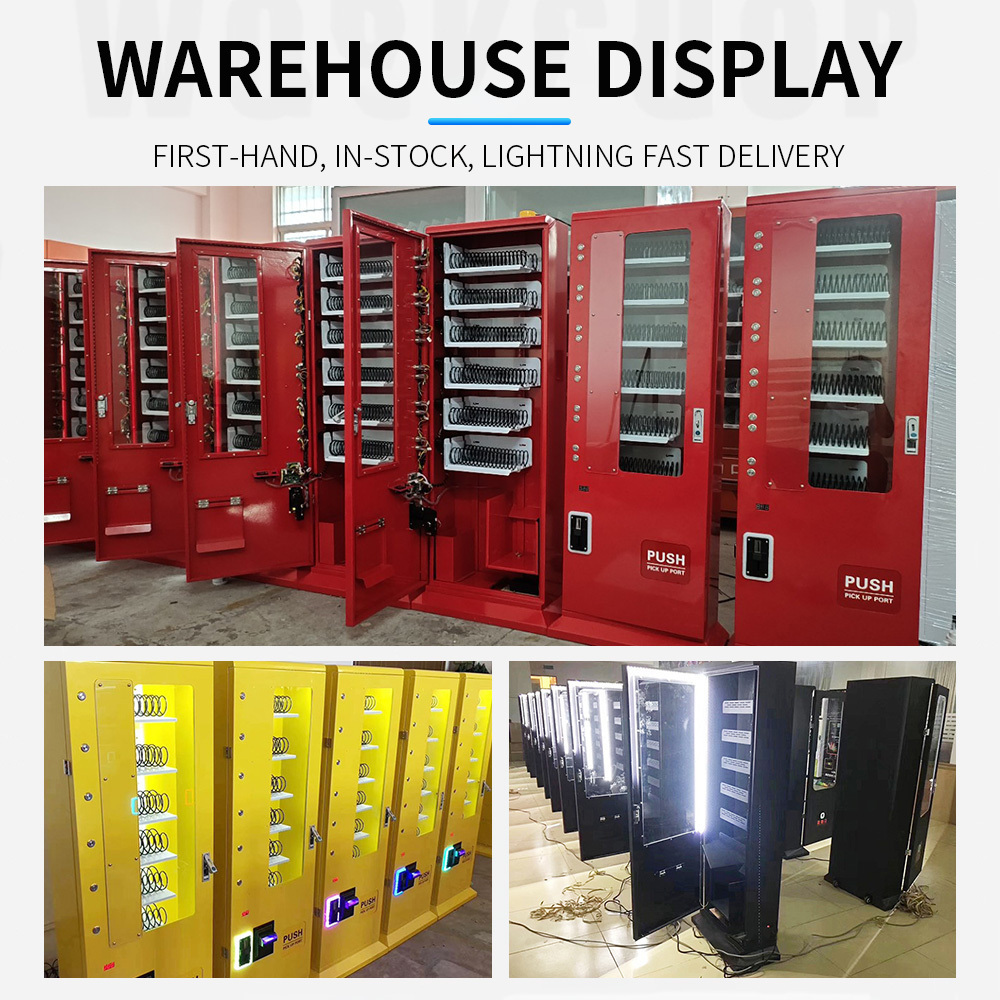 Multifunctional all-weather vending machine factory direct low price customizable small vending machine WIFI with LED lights