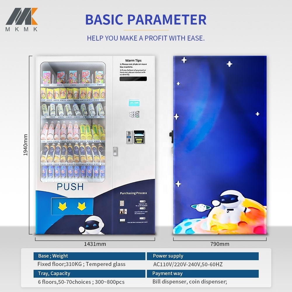 2024 Free Custom Design Beverage Vending Packaging And Machine Unique Vending Machine For Sale