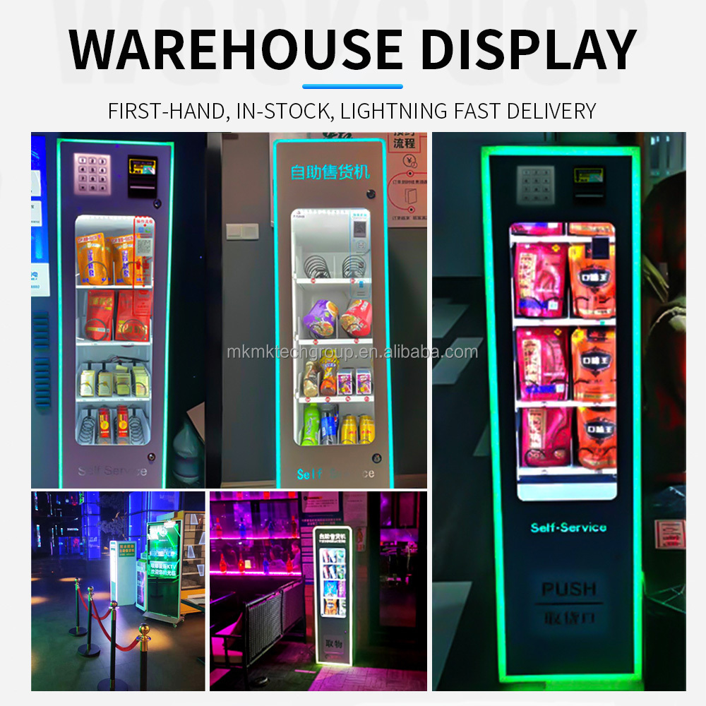 Cloud connected vending small vending machine physical key bill dispenser card machine factory direct low price