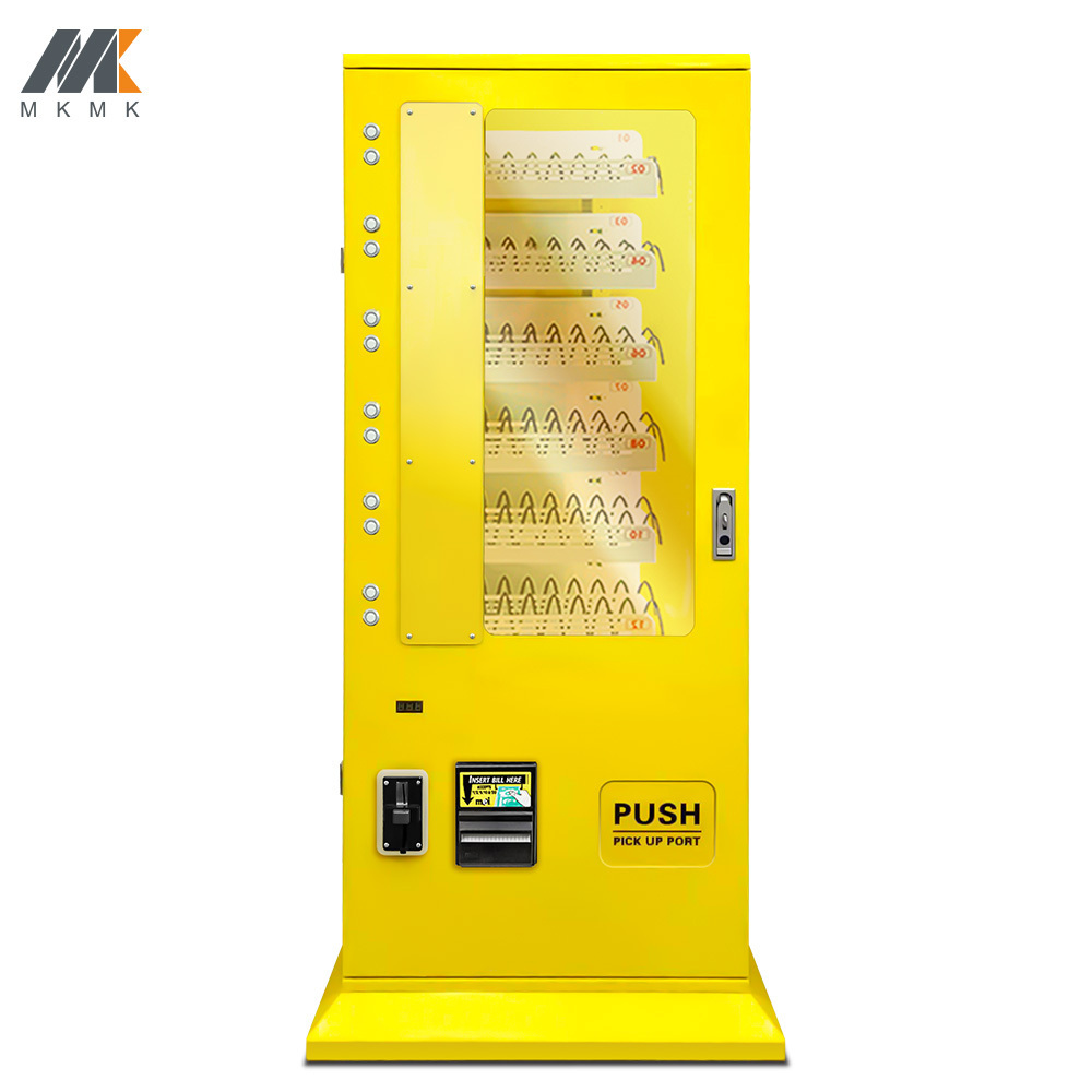 Anti-theft slim vending machine Accept OEM customization 24 hours sales of cigarettes tobacco oil bar installation