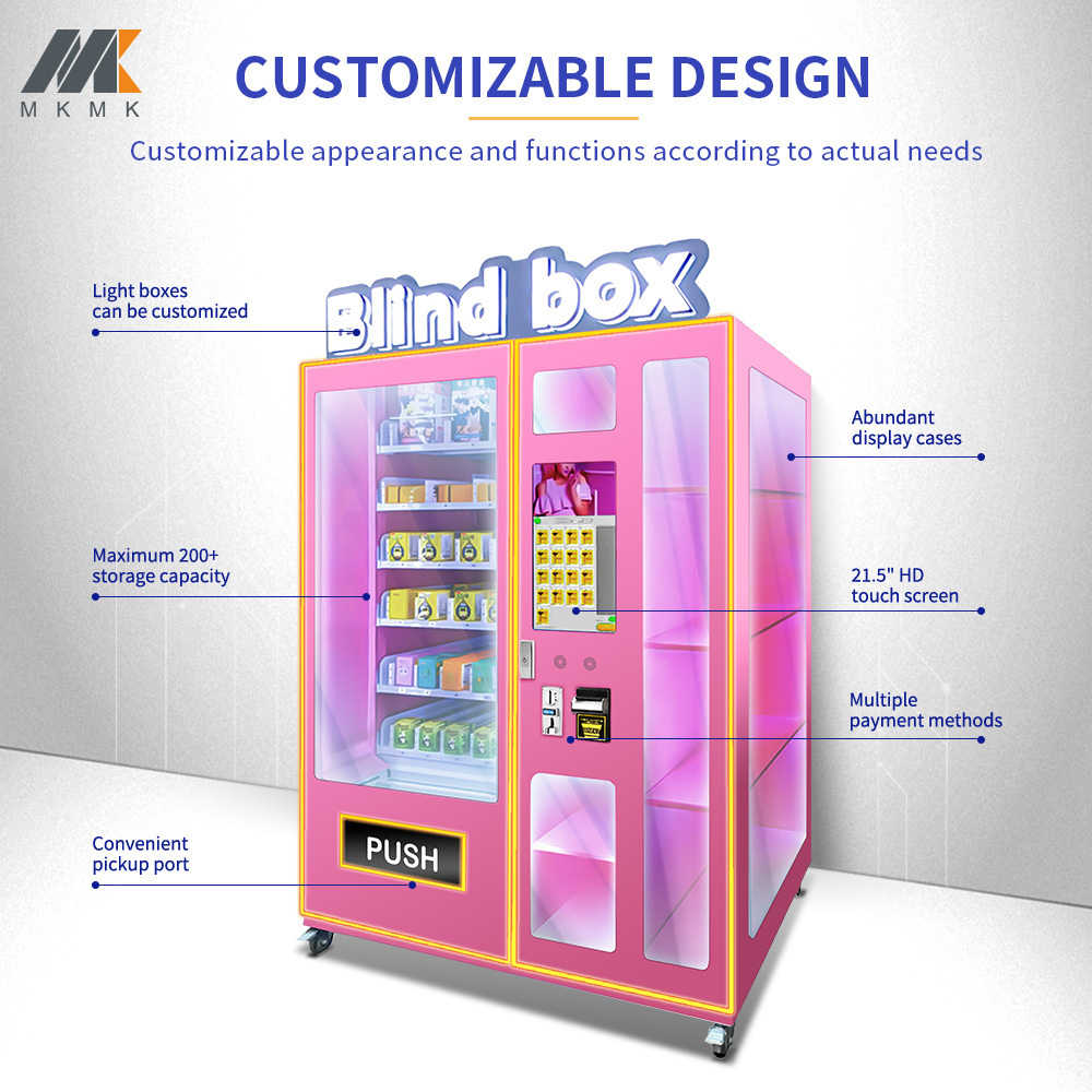 Modern Anti-Theft Blind Box Vending Machine And Automatic Wifi Sales Blind Box Vending Machine